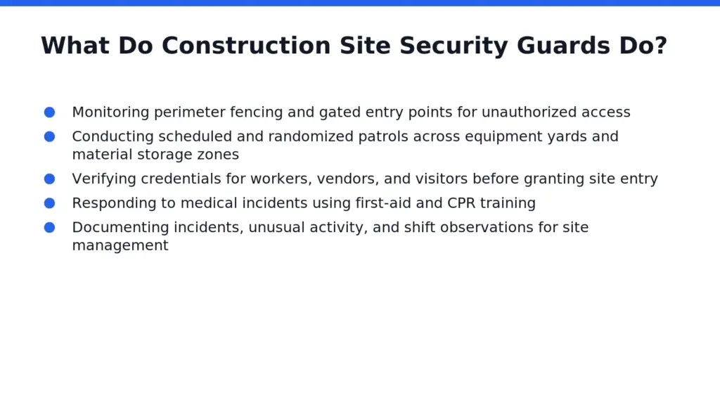 Coverage does not stop at sundown or resume only on weekdays. Guards remain on duty